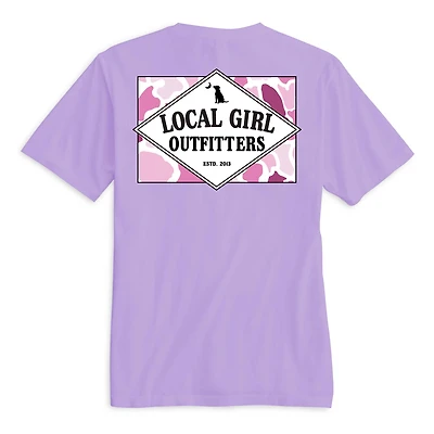 Founders Flag Short Sleeve T-Shirt Orchid