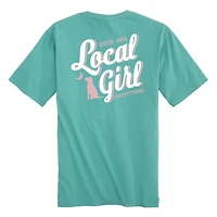 Stacked Script Short Sleeve T-Shirt Chalky Mint