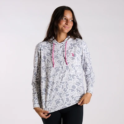 White Camo Performance Hemlock Hoodie