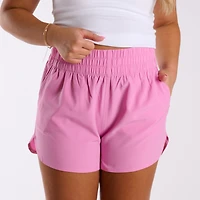 Women's High Waisted Volley Shorts Royal Pink