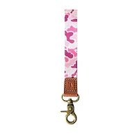 Localflage Camo Wrist Lanyard in Pink