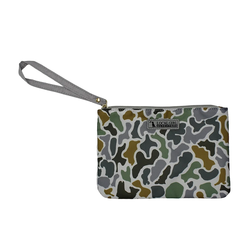 Strap Wristlet in Localflage Bluff