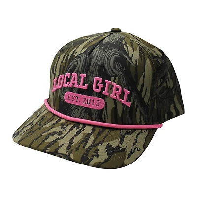 Women's Pink Logo and Treestand Camo Hat