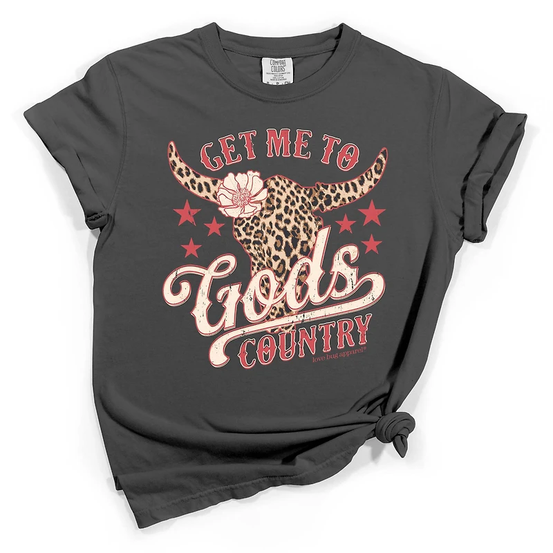 God's Country Short Sleeve T-Shirt Pepper