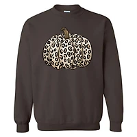 Leopard Pumpkin Crewneck Sweatshirt