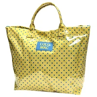 Lulu Mac Plastic Coated Tote Bag in Butter
