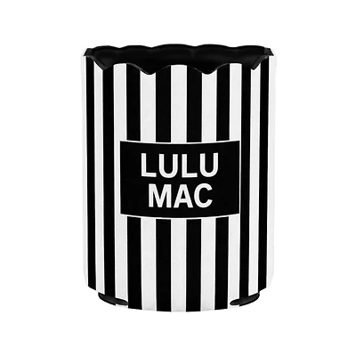 Lulu Mac Black Stripe Can Cooler