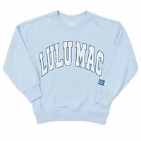 Lulu Mac Striped Embroidered Sweatshirt Light