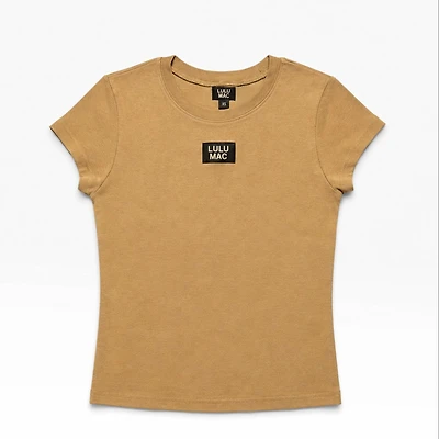 Lulu Mac Baby Tee Tan