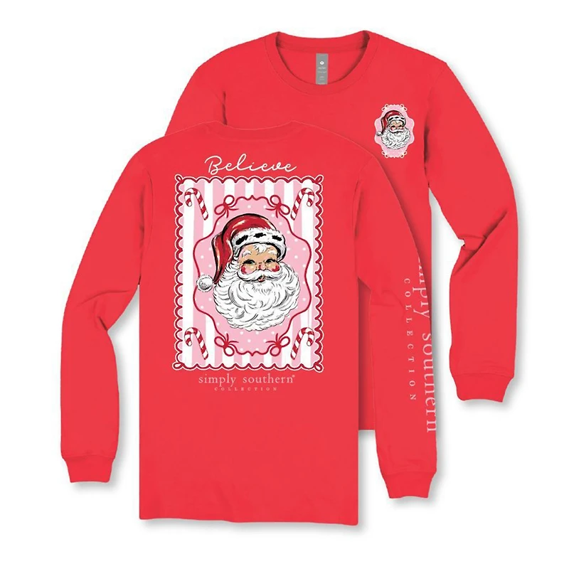 Believe Santa Long Sleeve T-Shirt