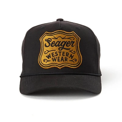 Western Wear Badge Snapback Hat