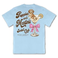 Puppies and Martinis Short Sleeve T-Shirt