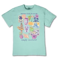 Saltwater Collage Short Sleeve T-Shirt