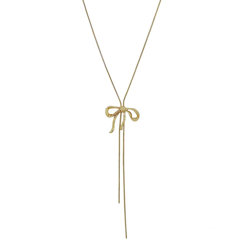 Bow Dangle Necklace
