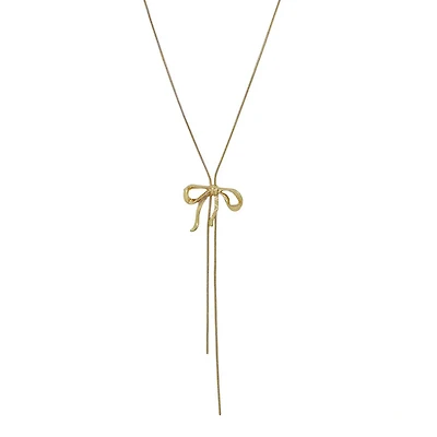Bow Dangle Necklace