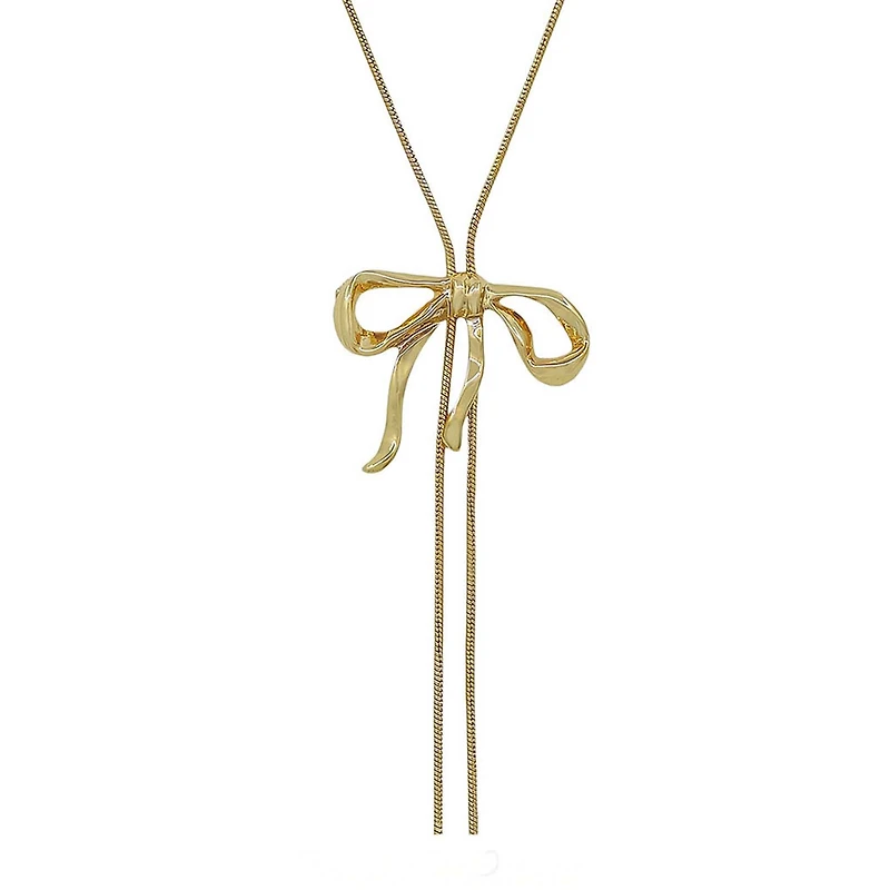 Bow Dangle Necklace