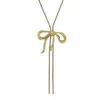 Bow Dangle Necklace