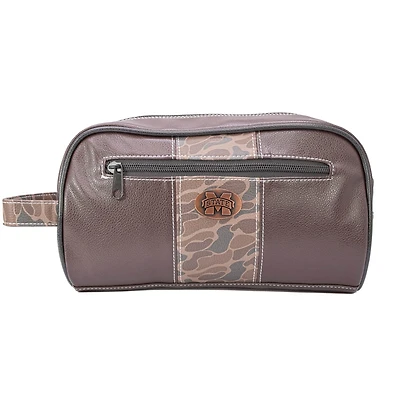 Mississippi State Leather Dopp Kit