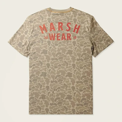 Stackhouse Hagood Short Sleeve T-Shirt Khaki Mallard Camo