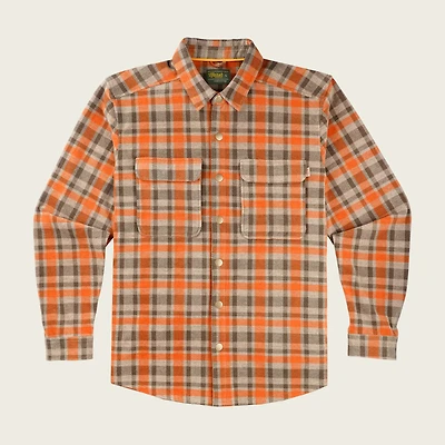Men's Seadrift Fleece Button-Down Overshirt Coriander