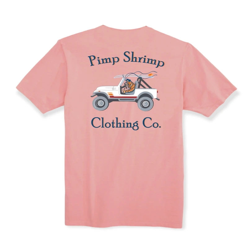 Off Road Short Sleeve T-Shirt Pink