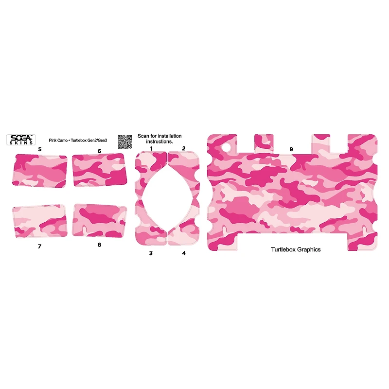 Pink Camo Turtlebox Gen 3 Skin