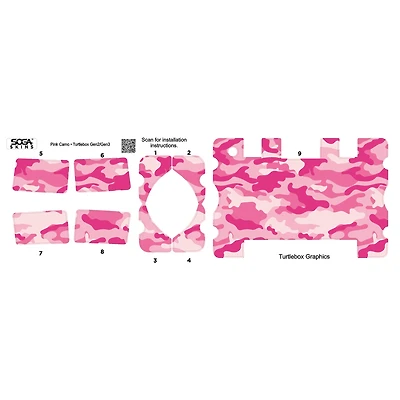 Pink Camo Turtlebox Gen 3 Skin