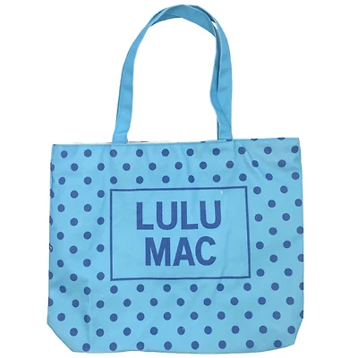 Lulu Mac Polka Dot Canvas Tote Bag