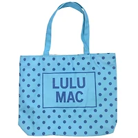 Lulu Mac Polka Dot Canvas Tote Bag