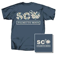 SC Camo Short Sleeve T-Shirt Steel Blue