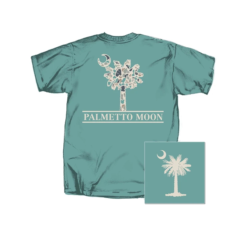 Youth Camo Palm Tree Short Sleeve T-Shirt