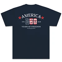 America 250th Anniversary Short Sleeve T-Shirt Navy