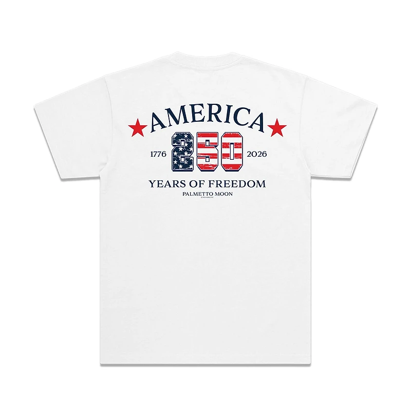 Youth America 250th Anniversary Short Sleeve T-Shirt White