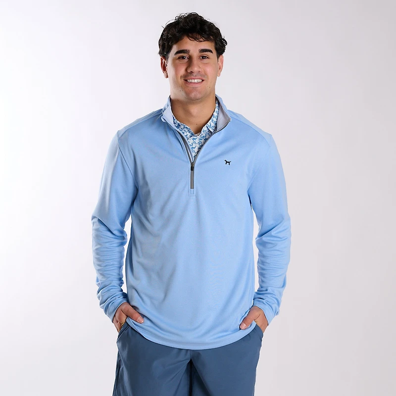Quarter Zip Pullover Glacier Blue
