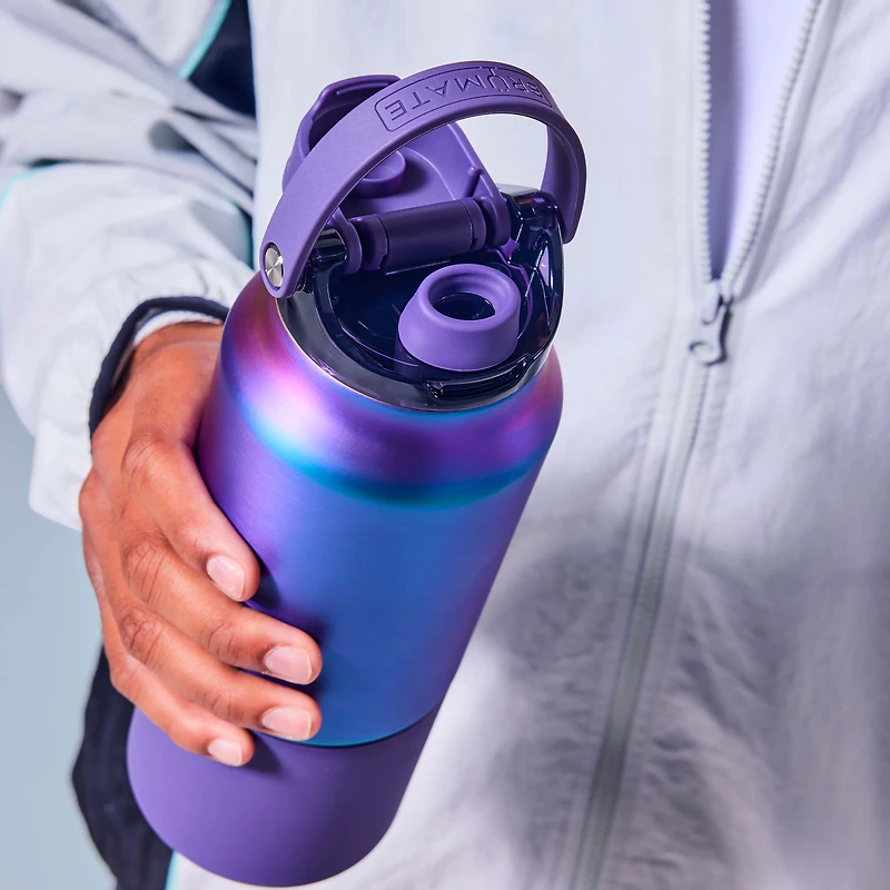 35oz Rise Water Bottle in Onyx Leopard