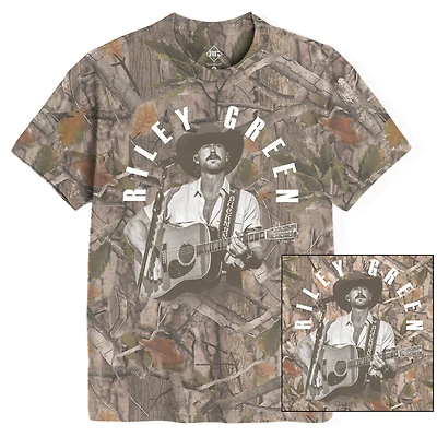 Riley Green Camo Out Here Tour Short Sleeve T-Shirt