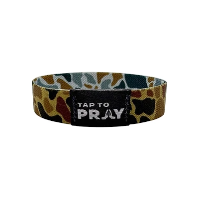 Tap To Pray Wristband River Rock Camo Sahara Copper