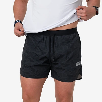 5 Inch Training Shorts Black Camo