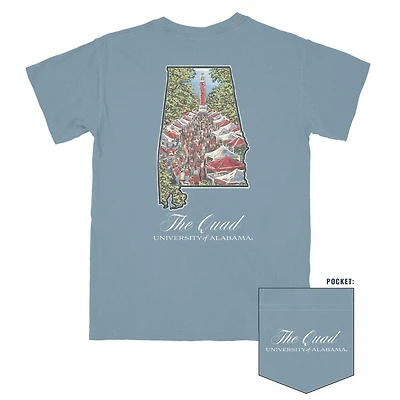 Alabama Crimson Tide The Quad Tailgate Short Sleeve T-Shirt