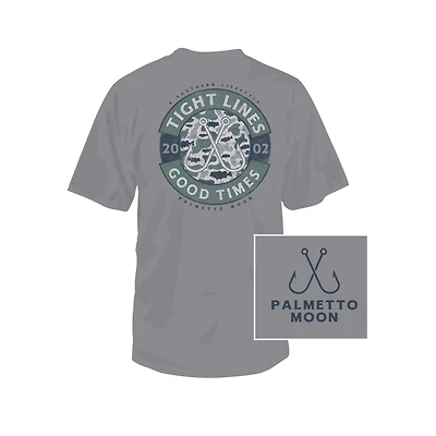 Youth Old School Camo Fishing Short Sleeve T-Shirt