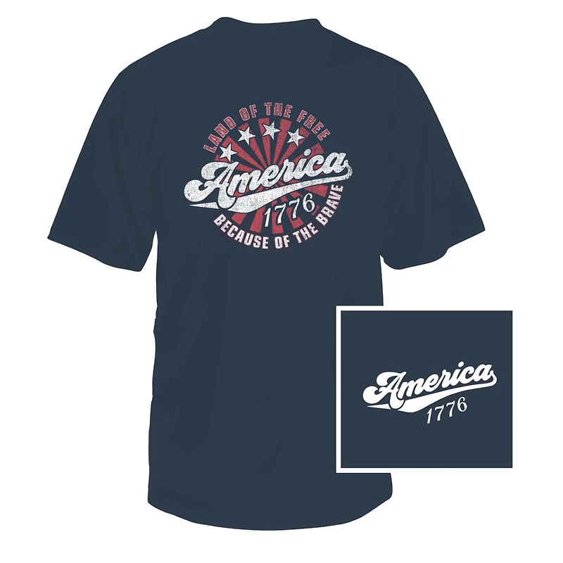 Because Of The Brave Short Sleeve T-Shirt