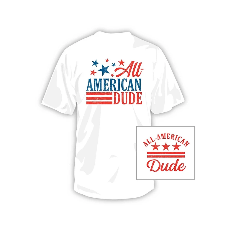 Youth USA Dude Short Sleeve T-Shirt