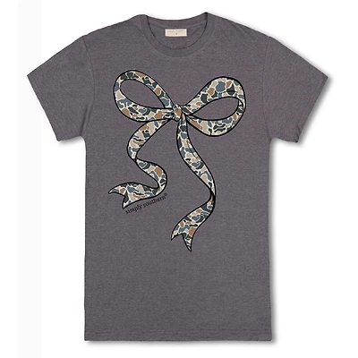 Old School Camo Bow Short Sleeve T-Shirt
