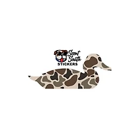 Camo Duck Decal
