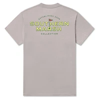 SEAWASH™ Branding Flagstick Short Sleeve T-Shirt Light Grey