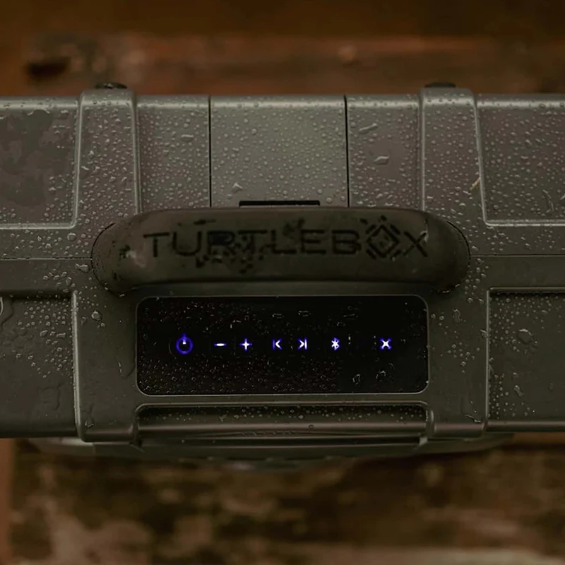 TurtleBox Gen 3 Gray Portable Speaker