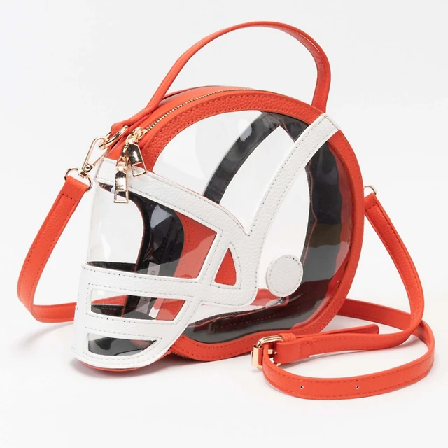 Football Helmet Clear Crossbody Bag in