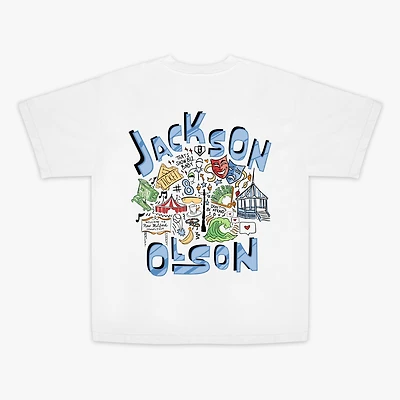 Youth Jackson Olson Hometown Short Sleeve T-Shirt