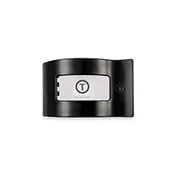Flat Rectangle Hair Clip in Jet Black