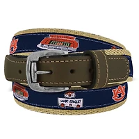 Auburn University Stadium RIbbon Belt Navy